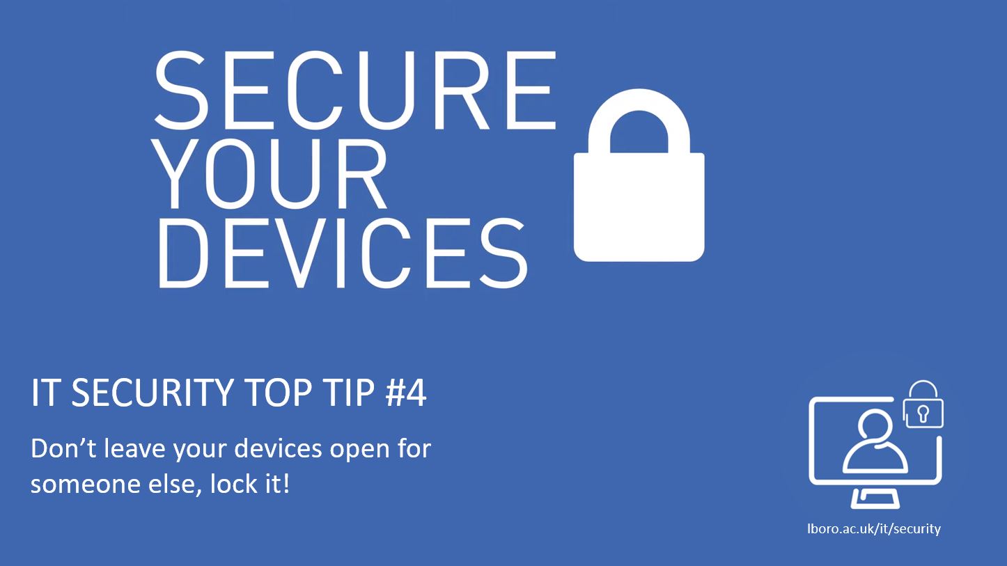 Secure your devices